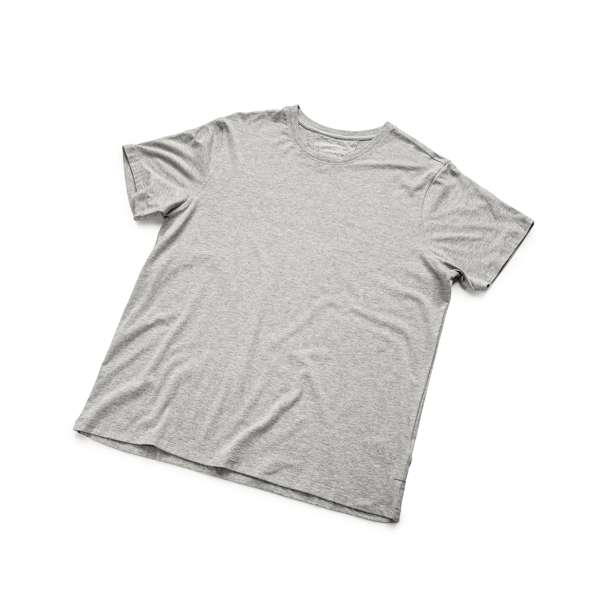 Cotton/Modal/Spandex Heather Crewneck T-Shirt