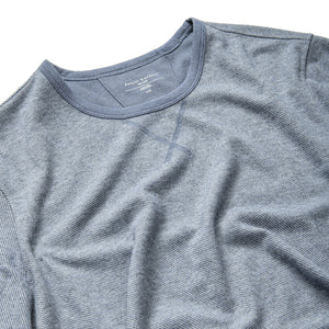 Brushed Rayon/Spandex Pull Over in Blue