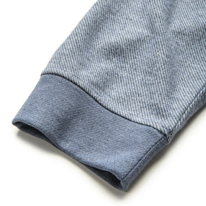 Brushed Rayon/Spandex Pull Over in Blue